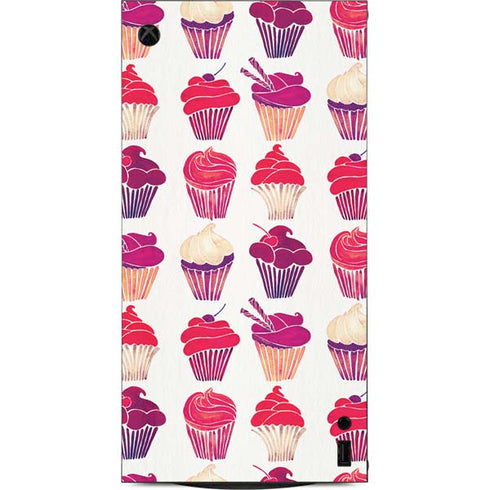 Cupcakes by Cat Coq XBox Series X Digital Edition Console Skin